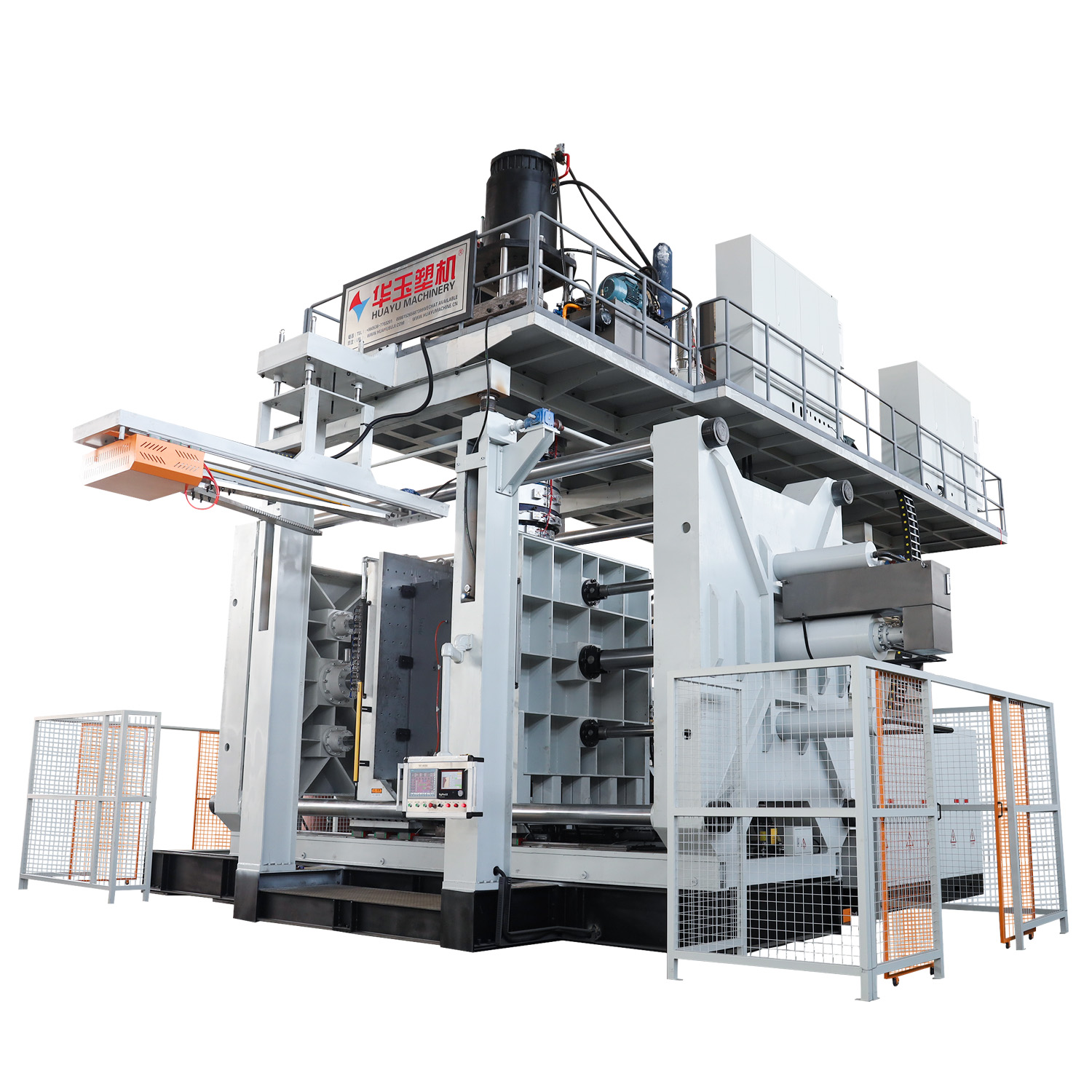 3000L五層大型水桶吹塑機(jī)，擁有超強(qiáng)機(jī)械強(qiáng)度